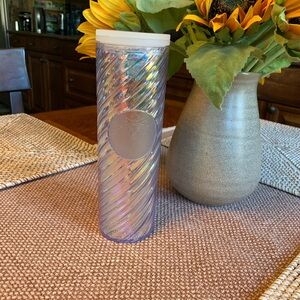 STARBUCKS White Iridescent Grande Tumbler – 16 oz.